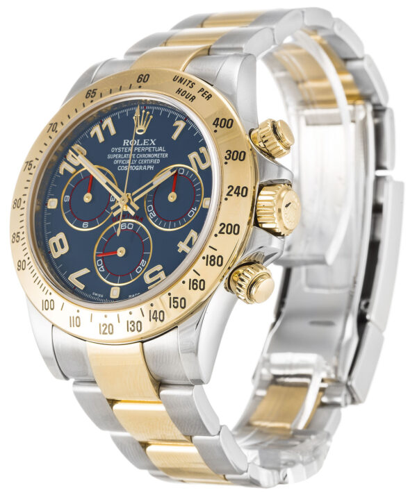 Rolex Daytona Two-Tone Blue Dial AAA Replica Watch - Image 2