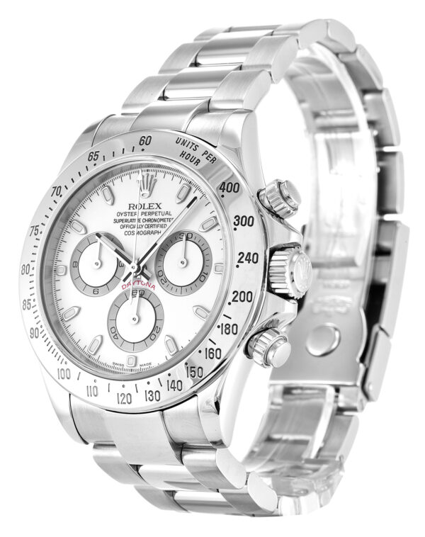 Rolex Daytona White Dial Steel AAA Replica - Image 2